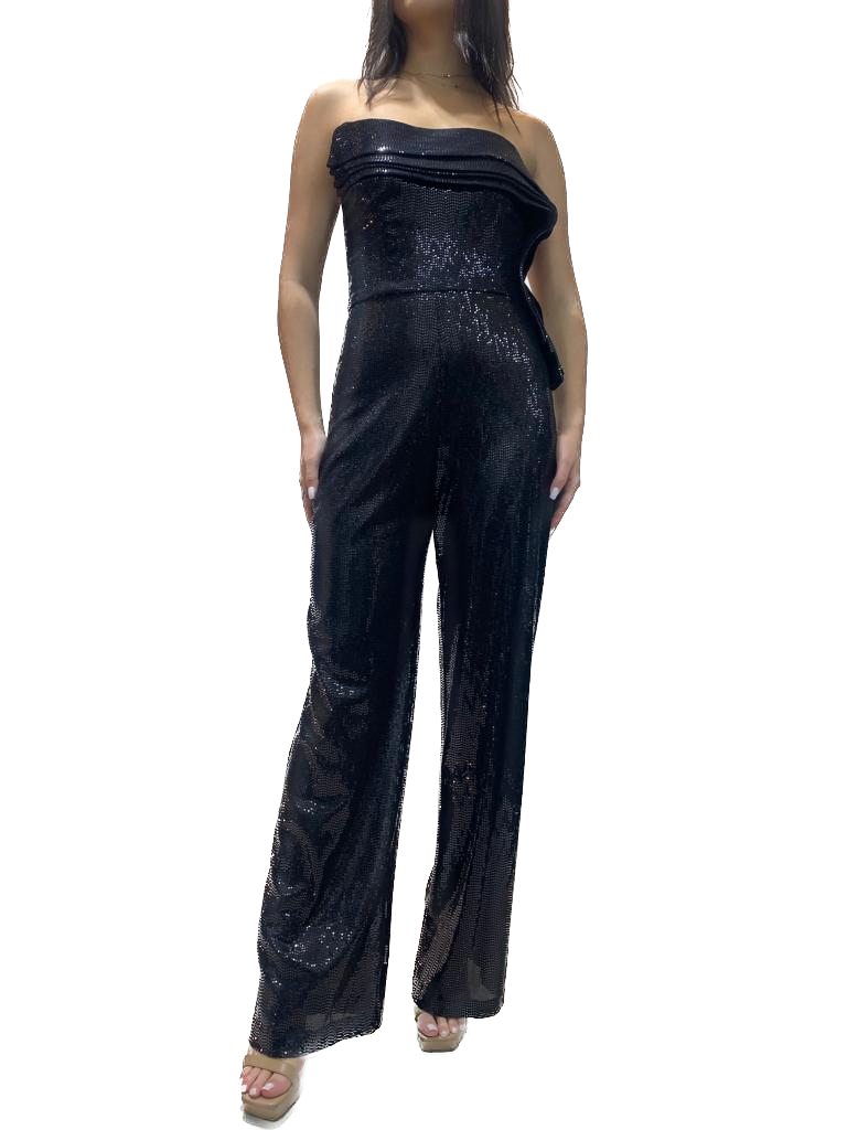 Jumpsuit with Detailed Neckline