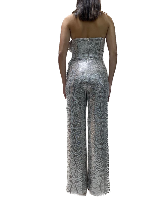 Jumpsuit with Detailed Neckline