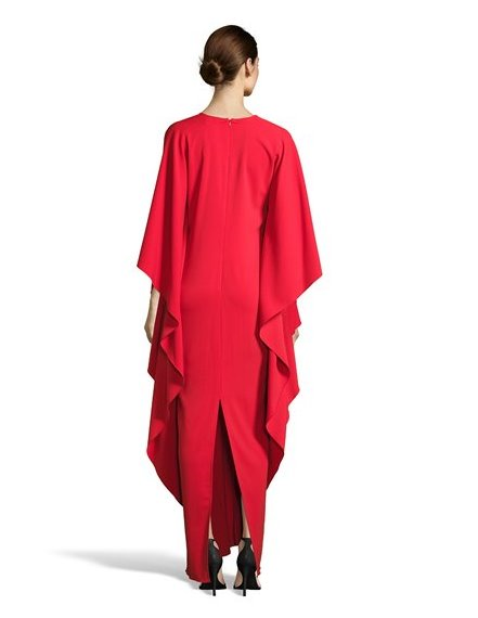 V Neck Sheath Maxi Dress
