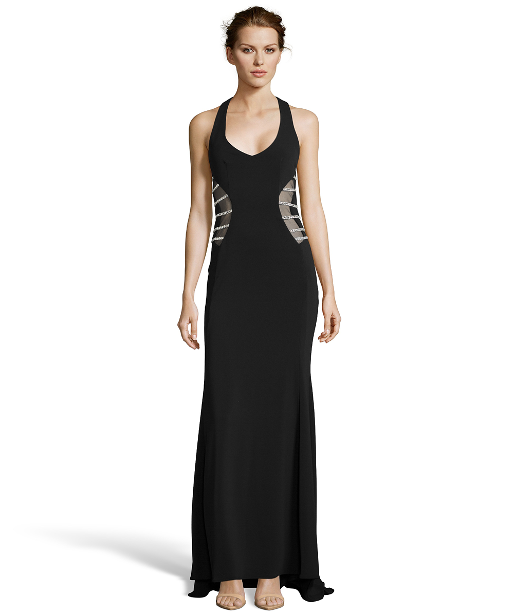 Crystal Embellished Long Dress