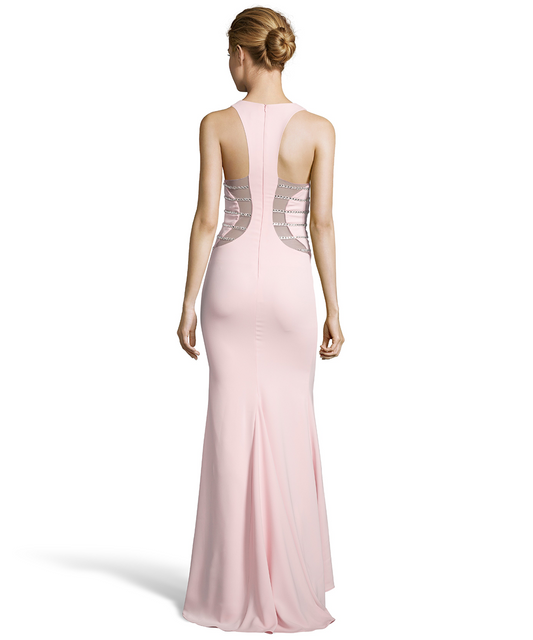 Crystal Embellished Long Dress