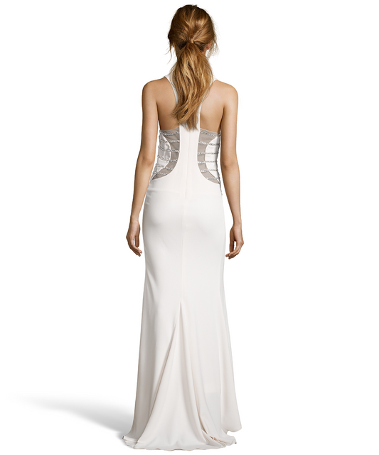 Crystal Embellished Long Dress