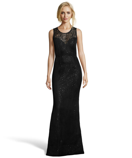 Sequin & Lace Gown