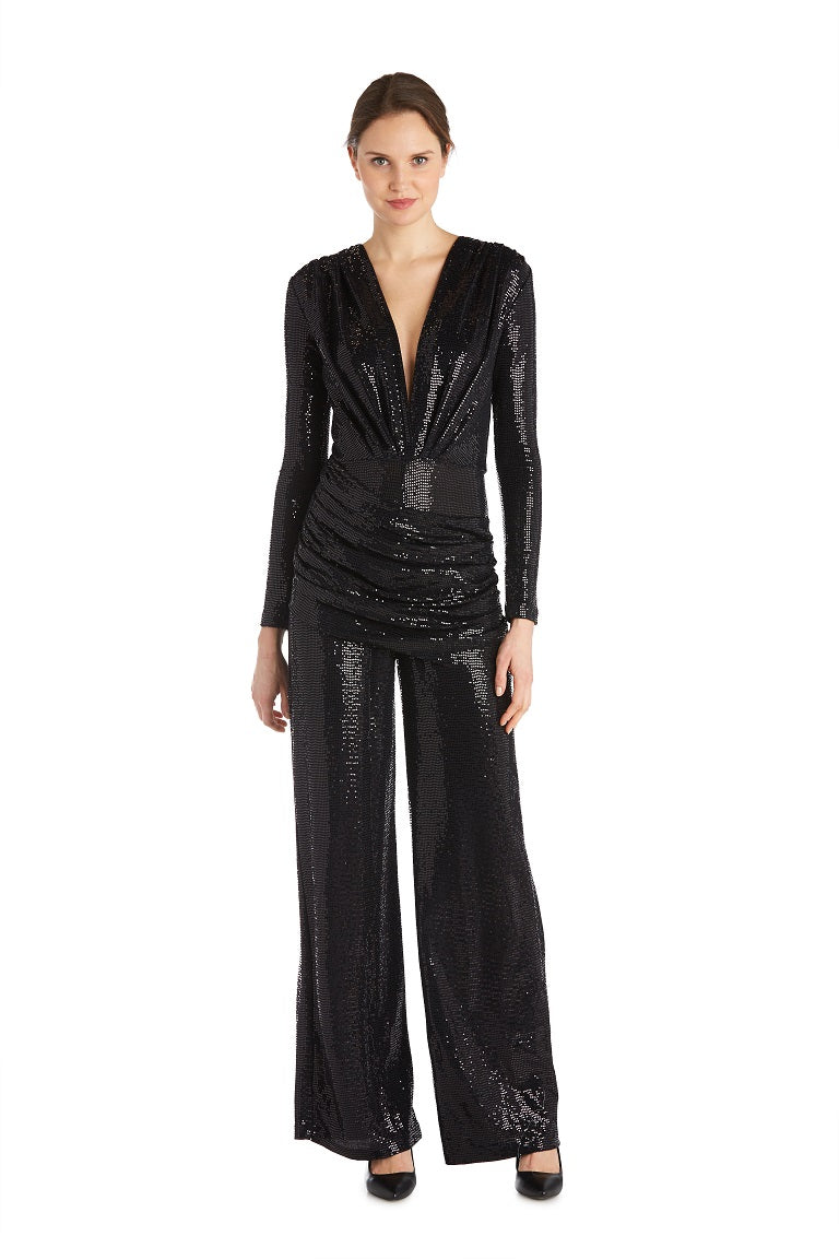 Deep V Jumpsuit