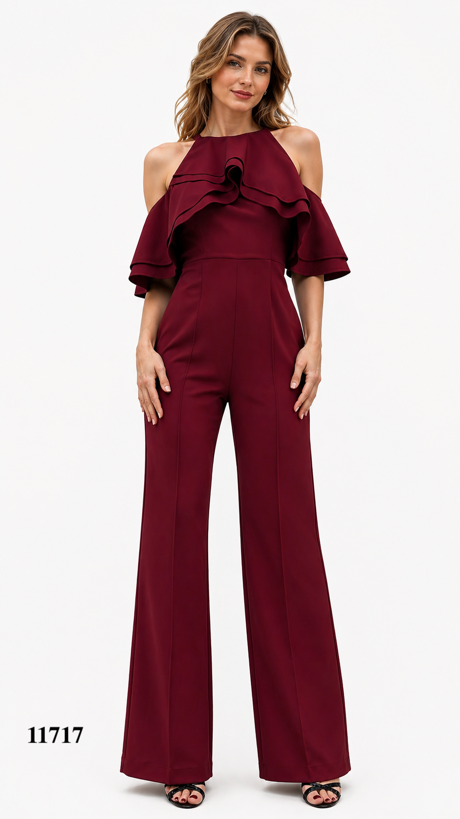 Cold-Shoulder Jumpsuit