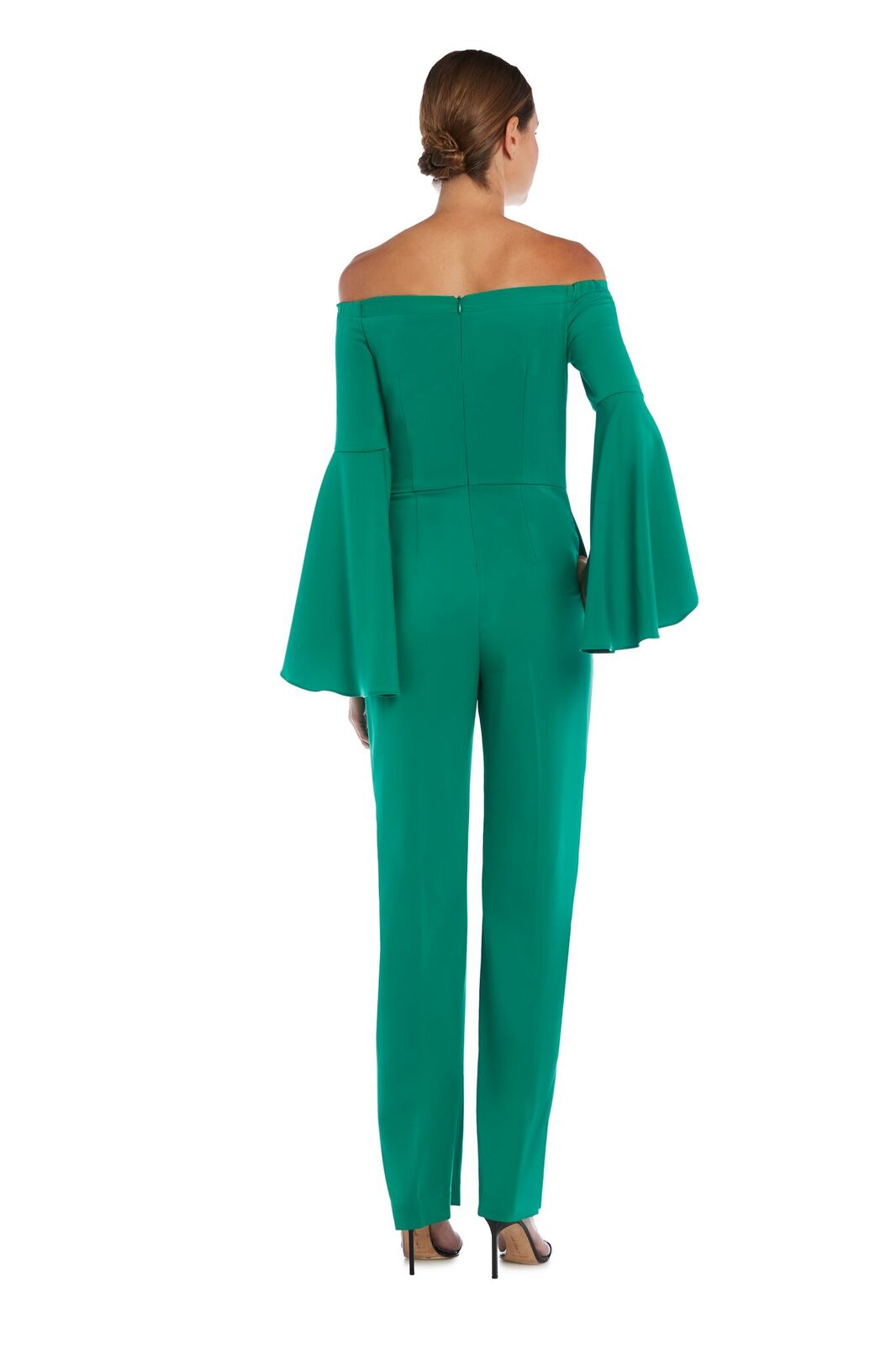 Off-Shoulder Drape Sleeves Jumpsuit
