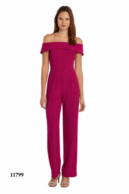Off-Shoulder Jumpsuit