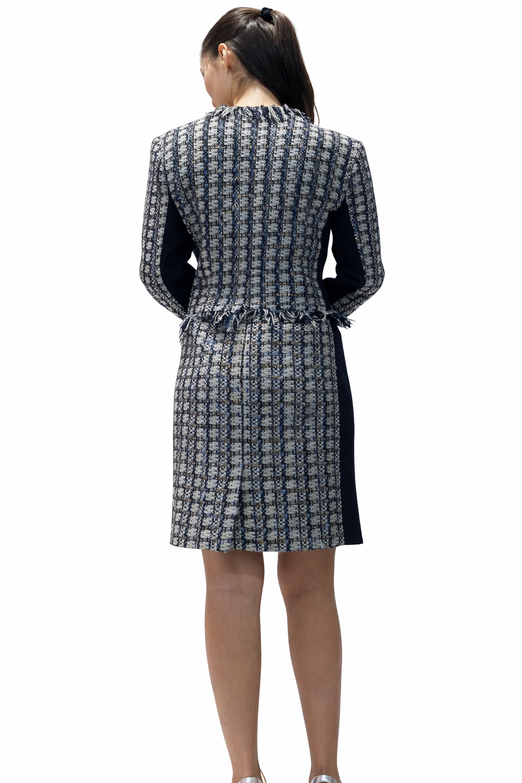 Knee Length Skirt and Jacket Set