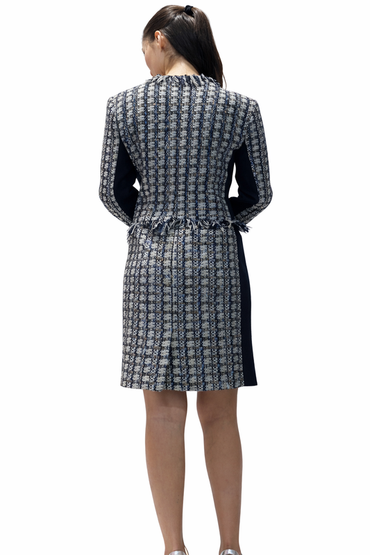 Knee Length Skirt and Jacket Set