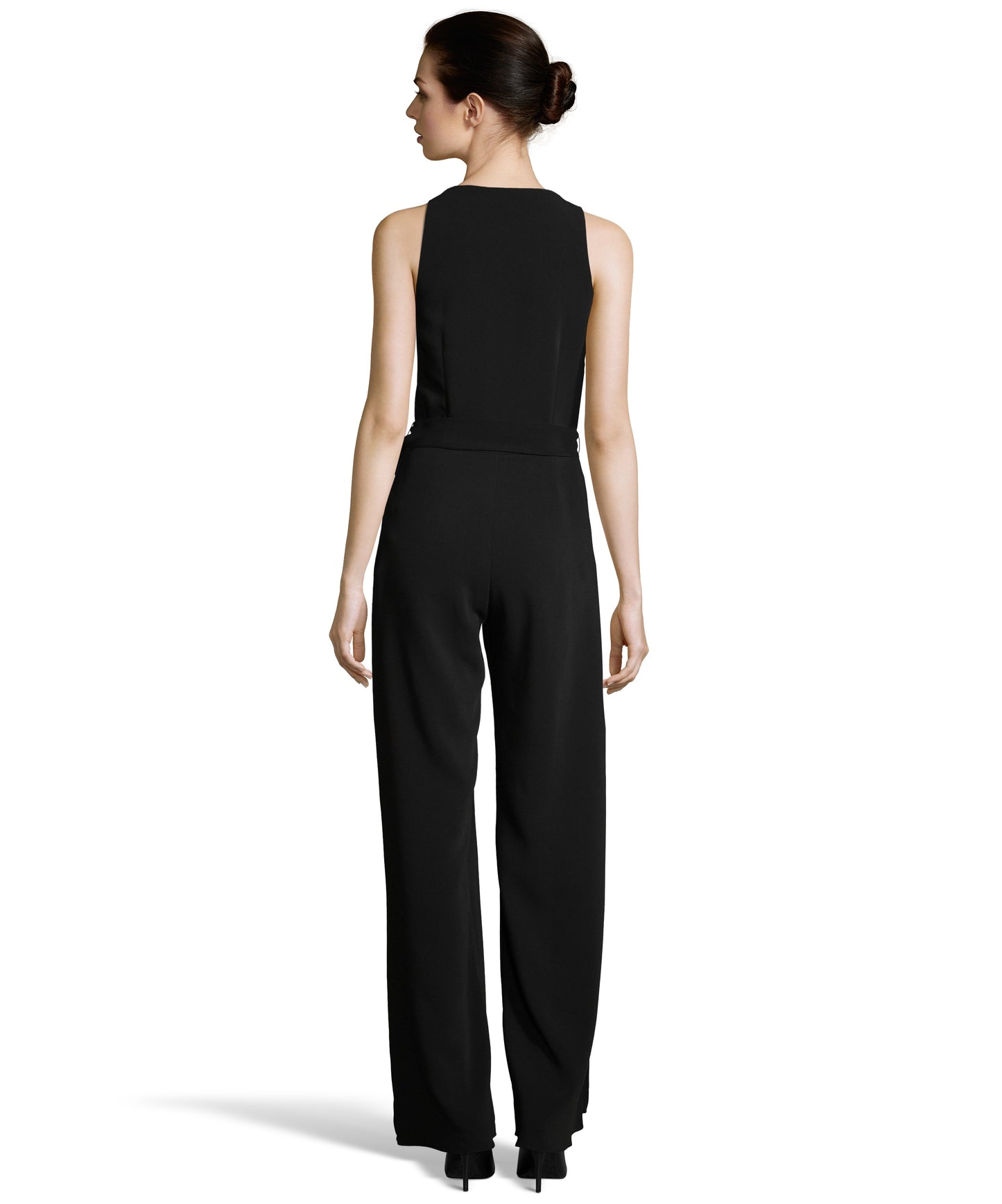 Button-down Jumpsuit with Belt