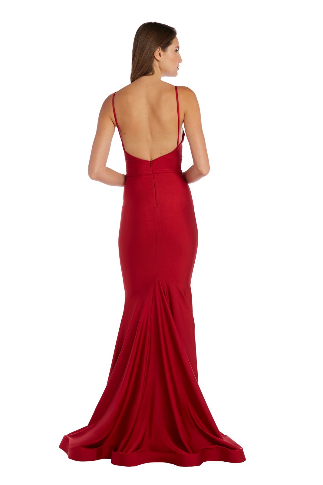 Gown with Spaghetti Straps